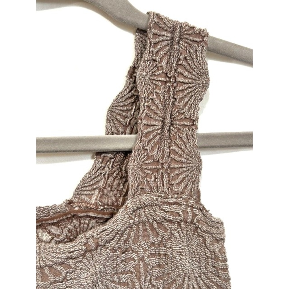 Free People Intimately Free Size M/L Brown Cropped Square-Neck So Sweet Cami - Picture 3 of 6